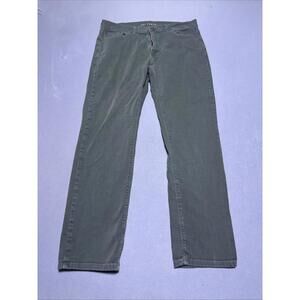 Mott and Bow Slim Mercer Jeans Mens 33x30 Stretch Green Modern Casual